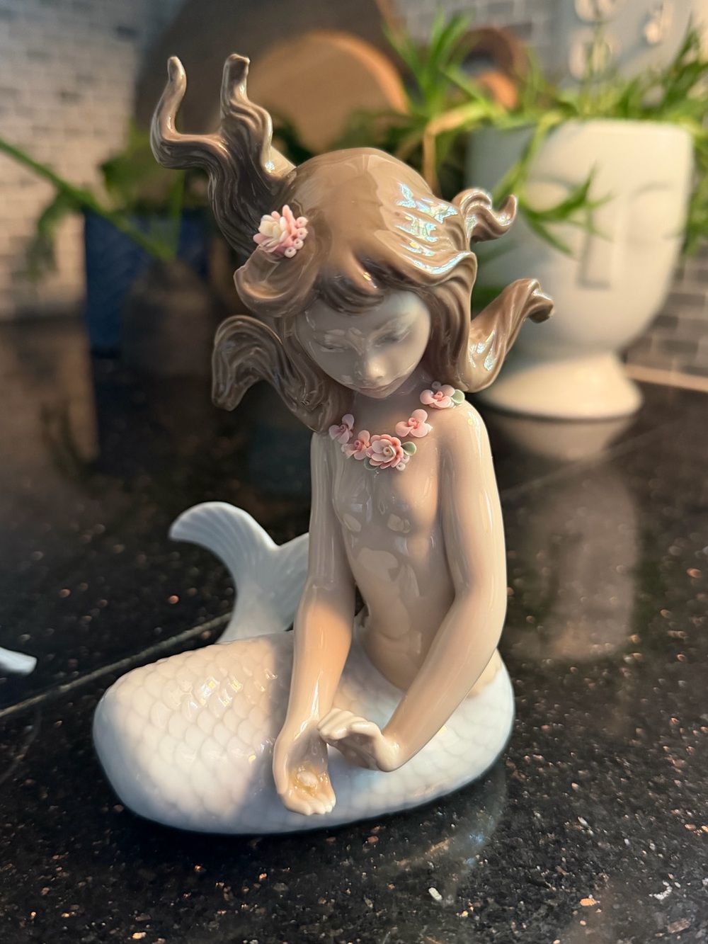 Retired Lladró Porcelain MERMAID Figure #1415